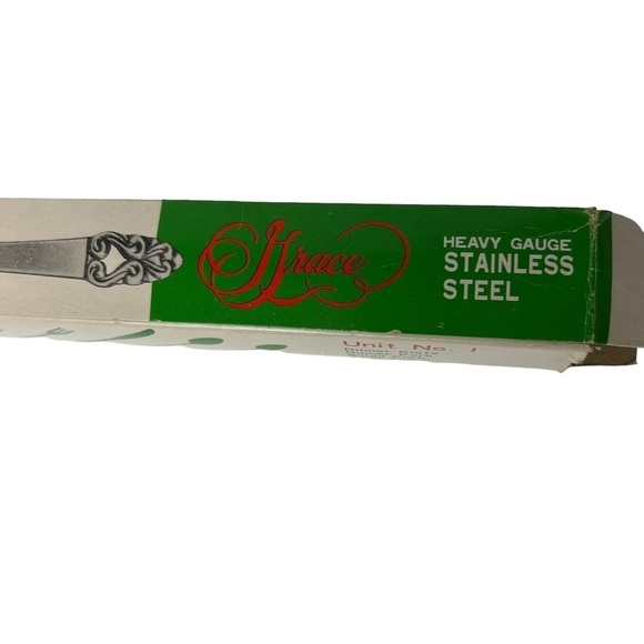 VTG SILVERWARE Grace SYMPHONY Heavy Gauge Stainless Steel Flatware 5 PIECE Set - Picture 3 of 5